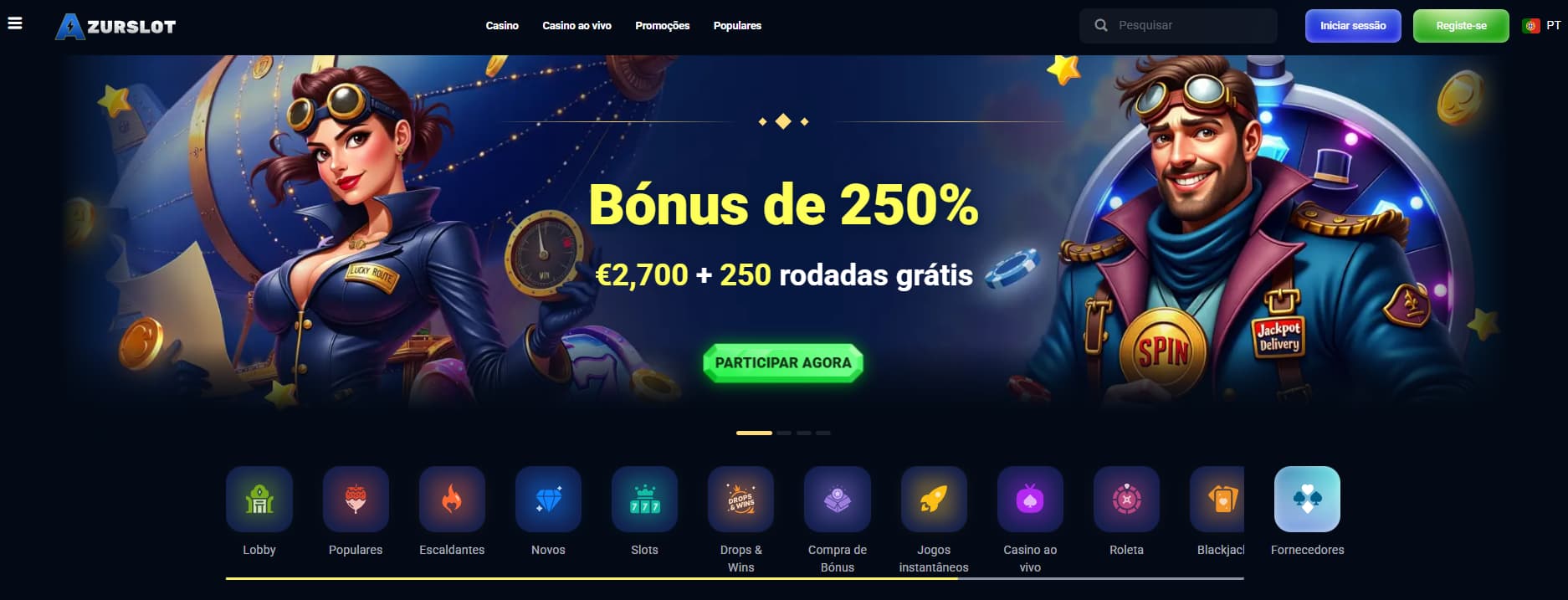 AzurSlot Ofertas De Bónus